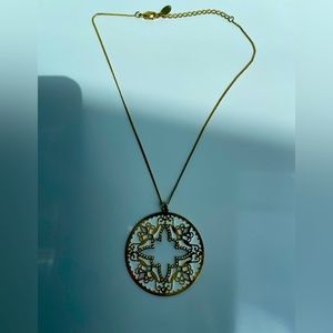 White enamel necklace